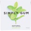 SIMPLY GUM: Natural Spearmint Gum, 15 pc