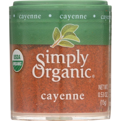 SIMPLY ORGANIC: Mini Cayenne Pepper Ground, .53 oz