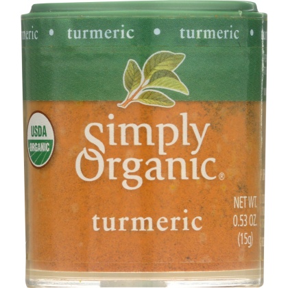 SIMPLY ORGANIC: Mini Ground Turmeric, .53 oz