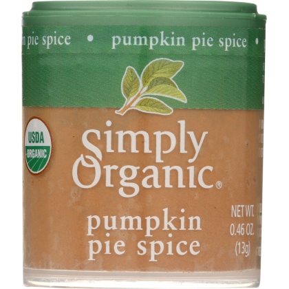 SIMPLY ORGANIC: Mini Organic Pumpkin Pie Spice, 0.46 oz