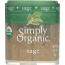 SIMPLY ORGANIC: Mini Sage Ground, .21 oz