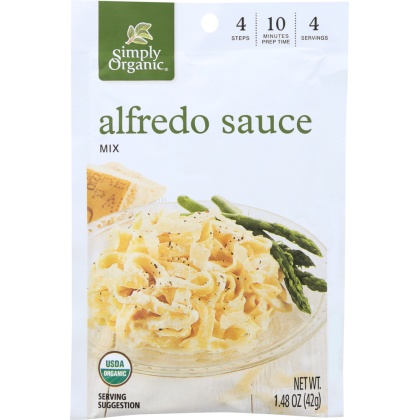 SIMPLY ORGANIC: Seasoning Mix Alfredo, 1.48 Oz