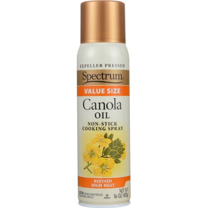 SPECTRUM NATURALS: Canola Oil Non Stick Cooking Spray, 16 oz