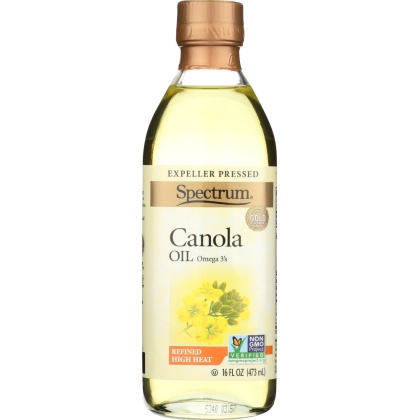 SPECTRUM NATURALS: Oil Canola Refined, 16 oz