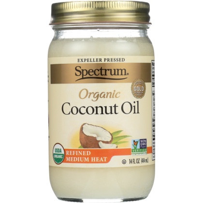 SPECTRUM NATURALS: Organic Refined Coconut Oil, 14 oz