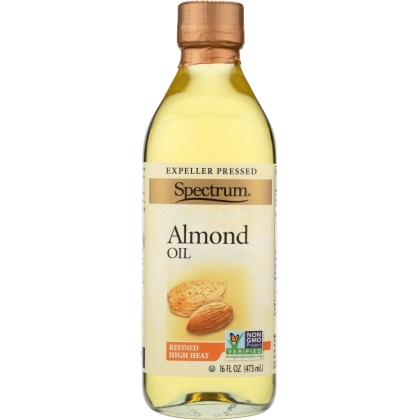 SPECTRUM NATURALS: Refined Almond Oil, 16 oz