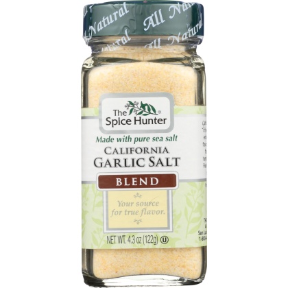 SPICE HUNTER: GARLIC SALT (4.300 OZ)