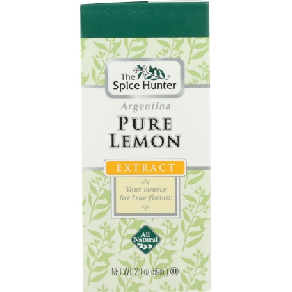 SPICE HUNTER: Pure Lemon Extract, 2 oz