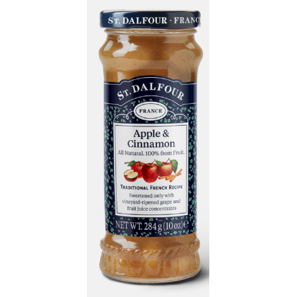 ST. DALFOUR: Apple and Cinnamon Fruit Spreads, 10 oz