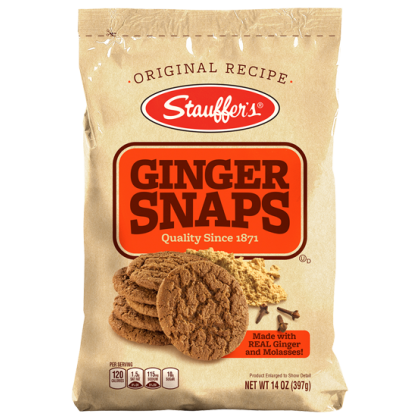 STAUFFER: Cookie Ginger Snap Original, 14 oz