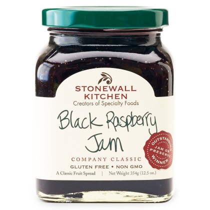 STONEWALL KITCHEN: Black Raspberry Jam, 12.50 oz