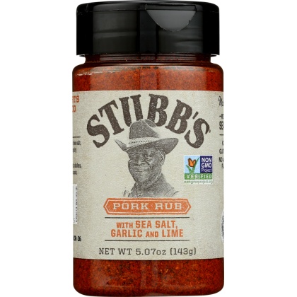 STUBBS: Pork Rub, 5.07 oz