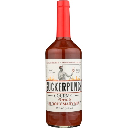 SUCKERPUNCH: Gourmet Spicy Bloody Mary Mix, 32 oz