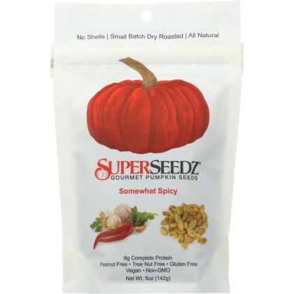 SUPER SEEDZ: Pumpkin Seed Somewhat Super Spicy, 5 oz