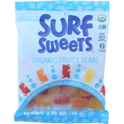 Surf Sweets Organic Fruity Bears, 2.75 Oz