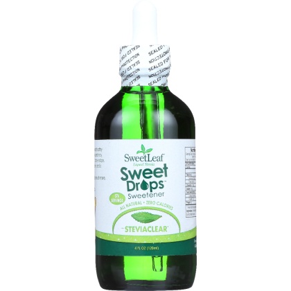 SWEETLEAF STEVIA: Liquid Stevia Sweet Drops Stevia Clear, 4 oz