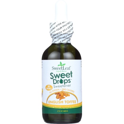 SWEETLEAF: Liquid Stevia Sweet Drops Sweetener English Toffee, 2 oz