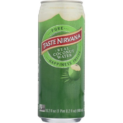 TASTE NIRVANA: Real Coconut Water in Can, 16.2 oz