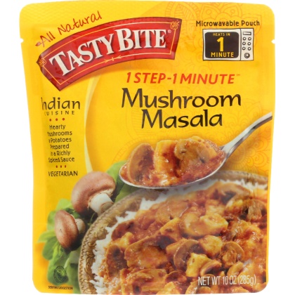 TASTY BITE: Mushroom Masala Entree, 10 oz