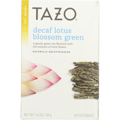 TAZO: Tea Lotus Blossom Green Decaffeinated, 1.6 oz