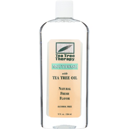 TEA TREE THERAPY: Mouthwash with Tea Tree Oil, 12 oz