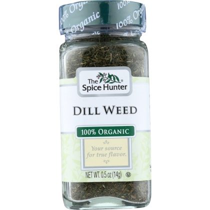 THE SPICE HUNTER: 100% Organic Dill Weed, 0.5 oz