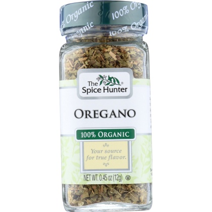 THE SPICE HUNTER: 100% Organic Oregano, 0.45 oz