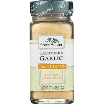 THE SPICE HUNTER: Granulated California Garlic, 2.7 oz