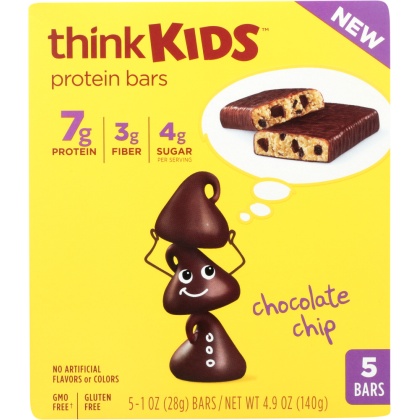 THINK THIN: Chocolate Chip Bar Kids, 5 oz