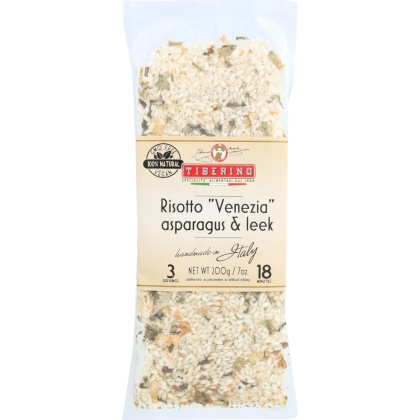 TIBERINO: Risotto with Asparagus and Leeks, 7 oz