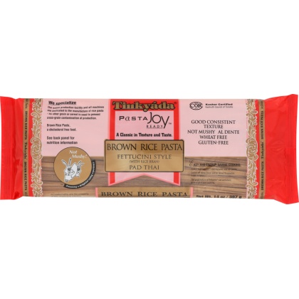 TINKYADA: Brown Rice Pasta Fettucini Style Pad Thai, 14 oz