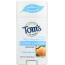 TOM'S OF MAINE: Natural Long Lasting Deodorant Aluminum-Free Fresh Apricot, 2.25 oz