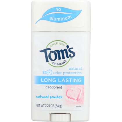 TOM\'S OF MAINE: Natural Long Lasting Natural Deodorant Natural Powder, 2.25 oz