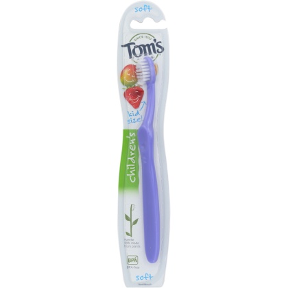 TOMS OF MAINE: Kid Soft Angle Toothbrush, 1 ea