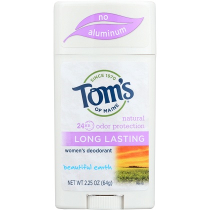 TOMS OF MAINE: Natural Long Lasting Women\'s Deodorant Beautiful Earth, 2.25 Oz