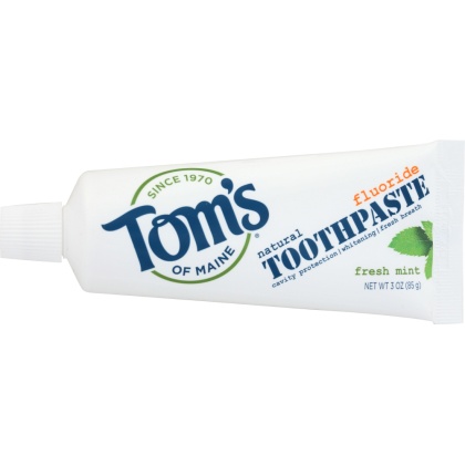 TOMS OF MAINE: Toothpaste Flouride Whitening Fresh Mint, 3 oz