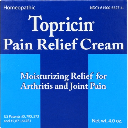 TOPRICIN: Pain Relief and Healing Cream, 4 oz