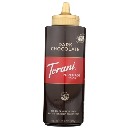 TORANI: Dark Chocolate Sauce, 16.5 oz