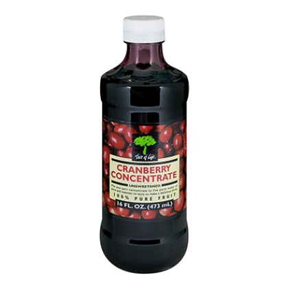 TREE OF LIFE:  Juice Concentrate Unsweetened Cranberry, 16 Oz