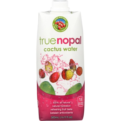 TRUE NOPAL: Cactus Water No Added Sugar, 16.9 oz