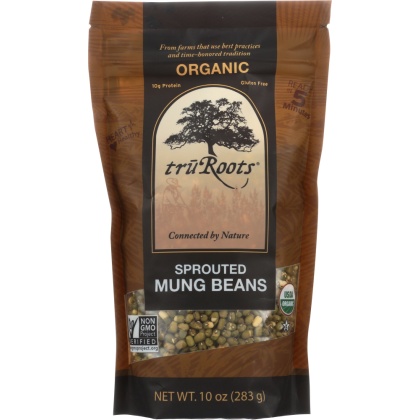 TRUROOTS: Organic Sprouted Mung Beans, 10 oz