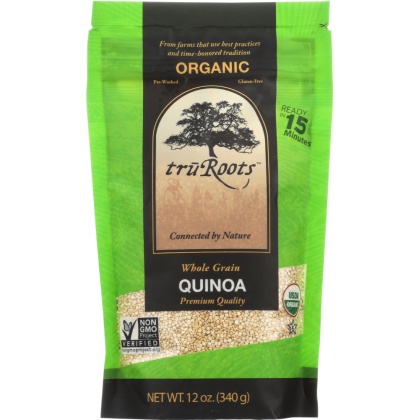 TRUROOTS: Whole Grain Organic Quinoa, 12 oz