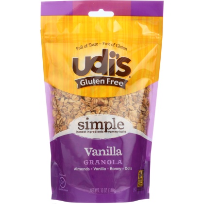 Udi\'s Gluten Free Granola Vanilla, 12 Oz