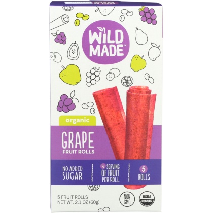 VEGGIE GOS: Fruit Roll Grape, 2.1 oz