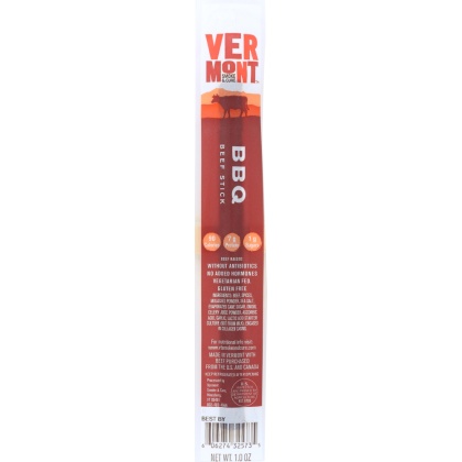 VERMONT SMOKE: Barbecue Beef Sticks, 1 oz