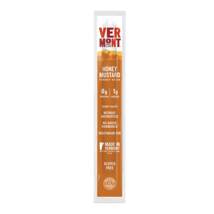 VERMONT SMOKE: Honey Mustard Turkey Sticks, 1 oz