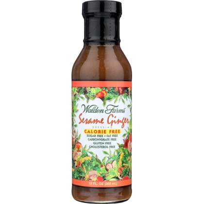 WALDEN FARMS: Calorie Free Dressing Sesame Ginger, 12 oz