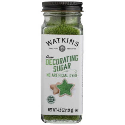 WATKINS: Green Decorating Sugar, 4.20 oz