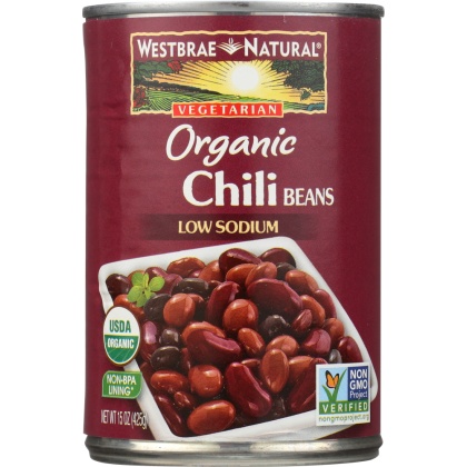 WESTBRAE: Organic Chili Beans, 15 oz