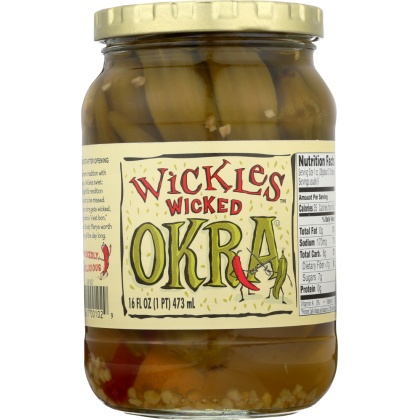 WICKLES: Wicked Okra, 16 oz